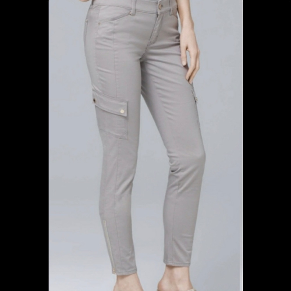 NWOT White House Black Market stunning gray pants